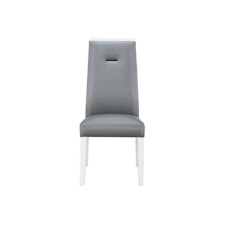 Global Furniture Usa Modern  PU Ylime Grey Dining Chair 2461